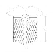 Lámpara RIBS